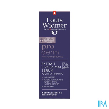 Widmer Proderm Extrait Liposomal Serum Zonder Parfum 30ml
