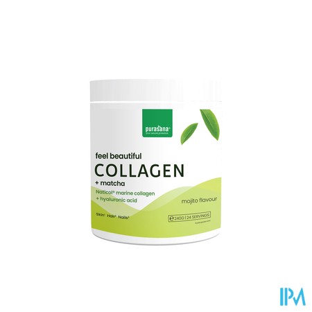 Purasana Feel Beautiful Collagene Matcha 240g