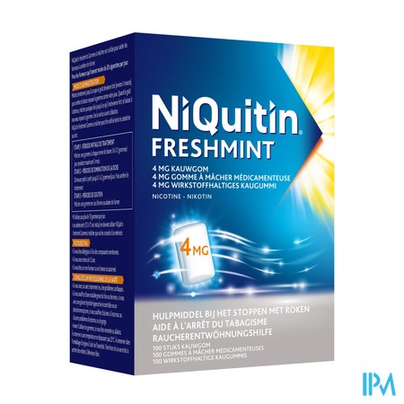 Niquitin Mint 4,0mg Kauwgom 100