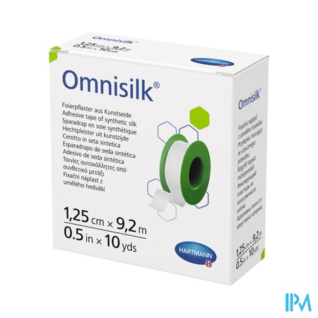 Hartmann Omnisilk 1,25cmx9,2m 1 P/s