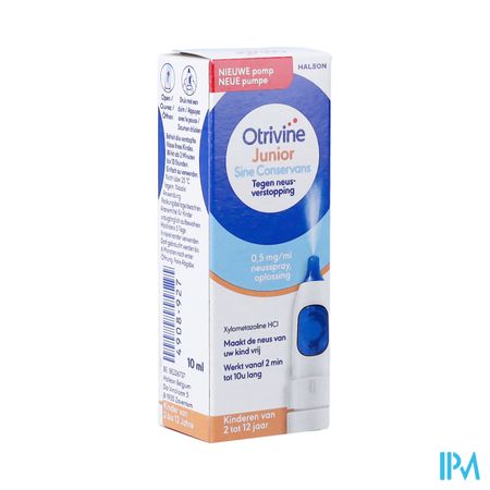 Otrivine Junior Decongest. 0,5mg/ml Neusspray 10ml