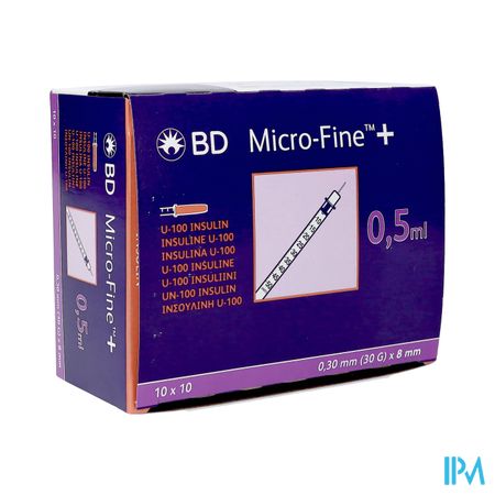 Microfine Ins.spuit 0,5ml 30g 8mm 100 324825