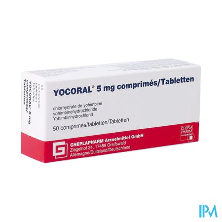 Yocoral 5mg Glenwood Tabl 50