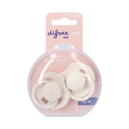 Difrax Dynamic Fopspeen 18m+ Prime Coconut/ivory 2
