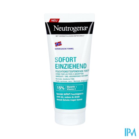 Neutrogena N/f Snel Absorberende Voetcreme 100ml