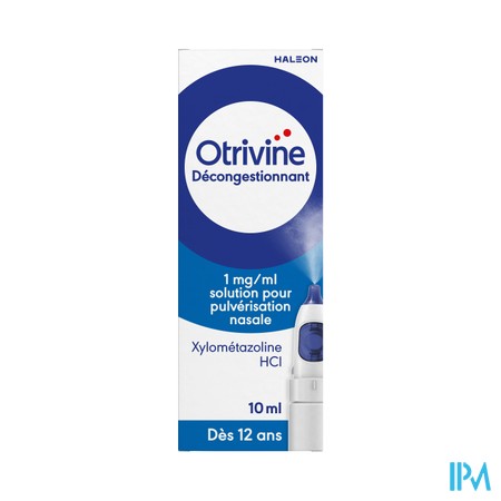 Otrivine Decongestionnant 1mg/ml Sol Pulv 10ml