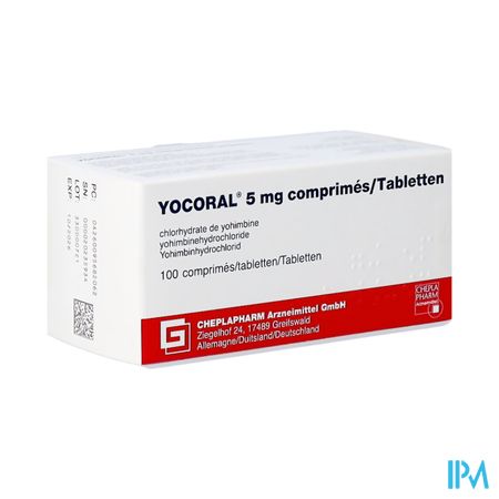 Yocoral 5mg Glenwood Tabl 50