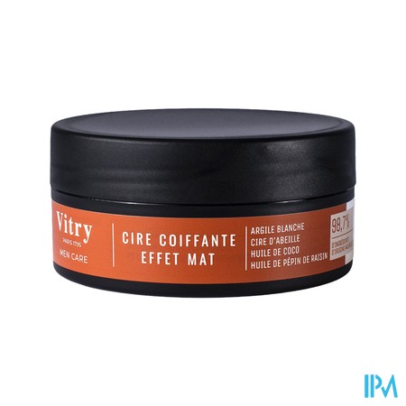 Vitry Homme Cire Coiffante Effet Mat 80g