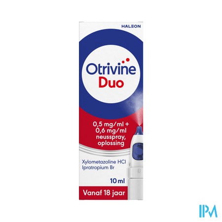 Otrivine Duo 0,5mg/ml+0,6mg/ml Neusspray 10ml