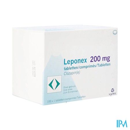 Leponex 200mg Tabl 100