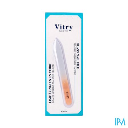 Vitry Glasvijl Heft In Fluo Oranje