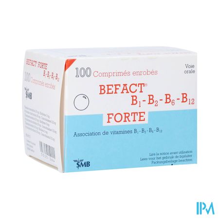 Befact Forte B1-B2-B6-B12 compr. enr. 100 (100 x 1) UD
