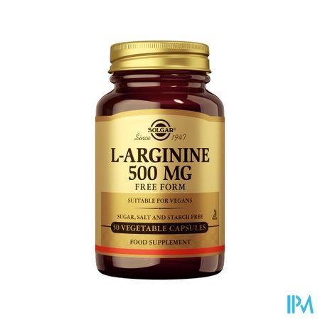 Solgar l-arginine V-caps 50x500mg
