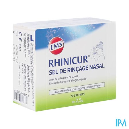 Rhinicur Sel De Rincage Nasale Sachet 20x2,5g
