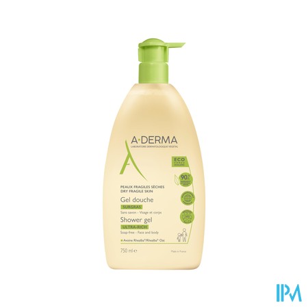 Aderma Indisp.gel Douche Surgras 750ml