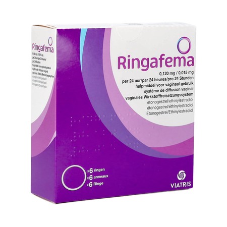 Ringafema 0,120mg/0,015mg/24u Vaginale Ring 6