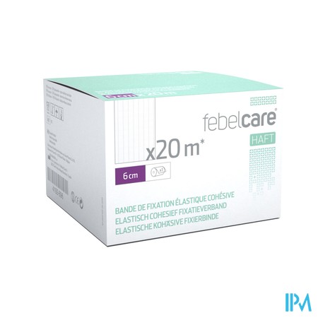 Febelcare Haft Bande Fix.elastiq. Cohesive 6cmx20m
