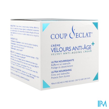 Coup D'eclat Creme Velours A/age Pot 50ml