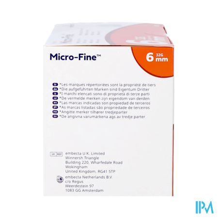 Microfine Pennaald 6mm 32g 100