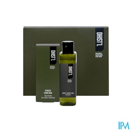 Dhistl Skin Care Set Face Cream&body Wash Gel