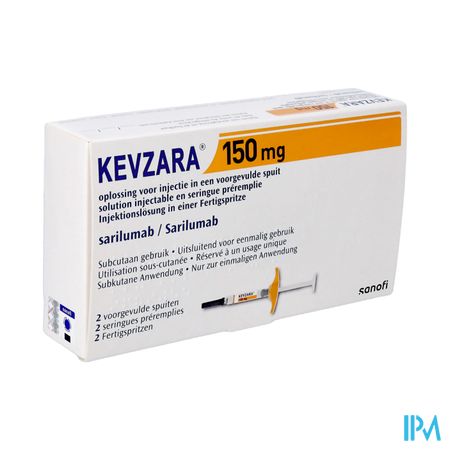 Kevzara 150mg Opl Inj Voorgev.spuit Glas 2x1,14ml