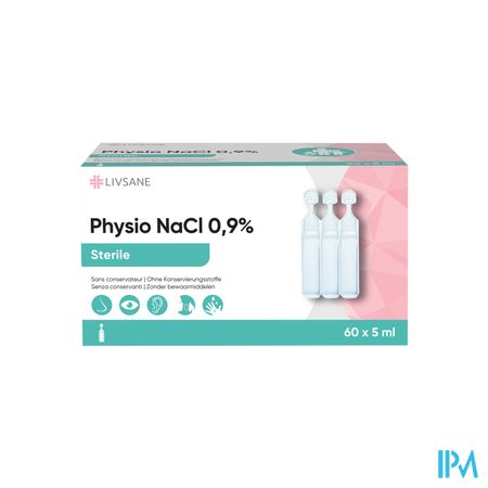 Livsane Nasal Physio Nacl 0,9% 60x5ml