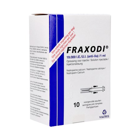 Fraxodi Amp Ser 10x1,0ml - 19.000 Ui/ie