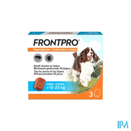 Frontpro 68mg >10-25kg Hond Kauwtabl 3