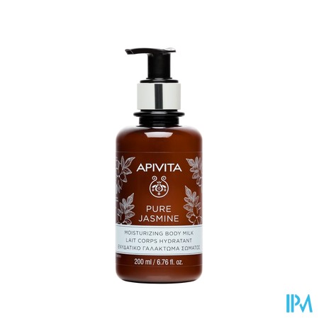Apivita Body Creme Hydraterend Pure Jasmin 200ml