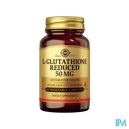 Solgar l-gluthatione Reduced 50mg V-caps 30