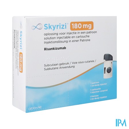 Skyrizi 180mg Sol Inj Cartouche 1,2ml
