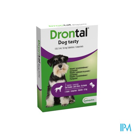 Drontal Tasty Bone 150/144/5mg 10kg Dog Comp 2