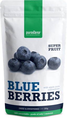 Purasana Vegan Blauwe Bessen 150g