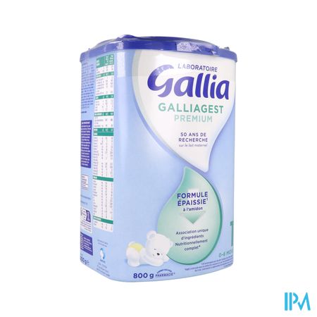 GALLIAGEST PREMIUM 1 LAIT PDR800G