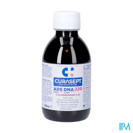 Curasept Ads/dna220 Mondspoeling Chx 0,20 200ml