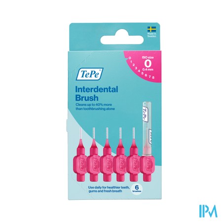 Tepe Interdental Brush 0,40mm Pink 6
