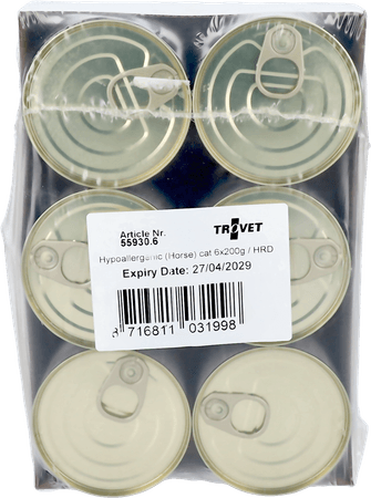 Trovet Hrd Hypoallergenic Chat Horse 6x200g Vmd