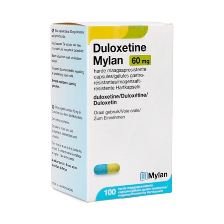 Duloxetine Mylan Maagsapresist Caps 100 X 60mg