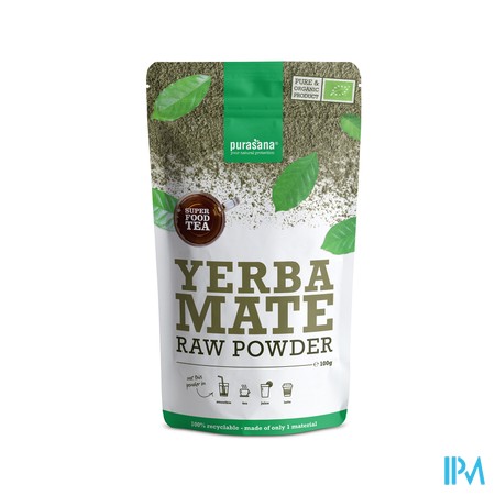 Purasana Superfoods Pdr Yerba Mate Bio 100g