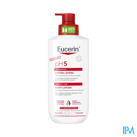 Eucerin Ph5 Lotion Legere Peau N/s/sens Pompe400ml