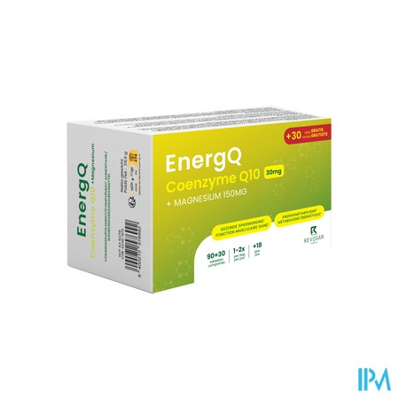 Coenzyme Q10 30mg+mg Energq 90+30 Comp Revogan