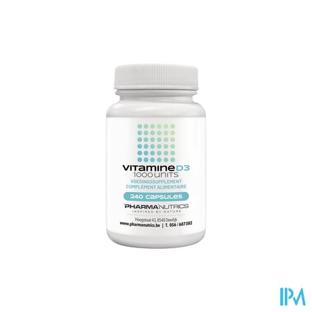 Vit D3 1000 Iu Caps 240 Pharmanutrics