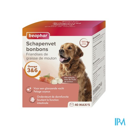 Beaphar Schapenvet Bonbons Zalm 245g