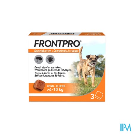 Frontpro 28mg >4-10kg Hond Kauwtabl 3