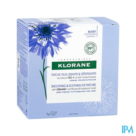 Klorane Visage Bleuet Patchs Defatig. Express 7x2