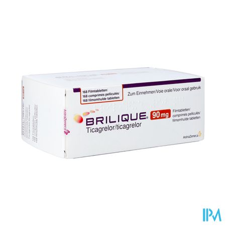 Brilique 90mg Comp Pell 168 X 90mg