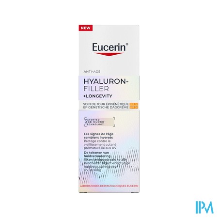 Eucerin Hyalur.fil.+long.soin Jour Epi. Spf30 50ml