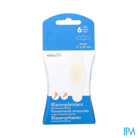 Heka Blarenpleisters Tenen 17x59 Mm 6