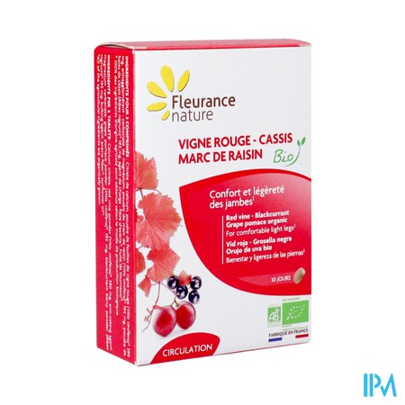 Fleurance Nature Bio Rode Wijnst.zwart Bes Tabl 90