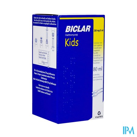 Biclar 250 Kids Gran Susp 250mg/5ml